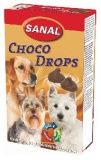 Витаминное лакомство для собак Sanal шоколадные дропсы 0,125 кг.
